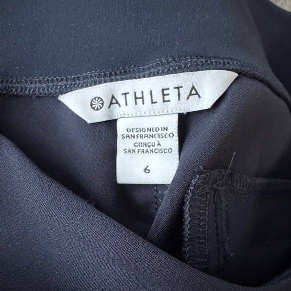 Athleta Brooklyn navy Blue Ankle Pants size 6 - Picture 5 of 5